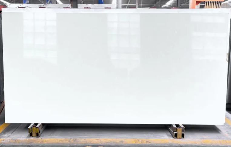 SFKC03  2023 Pure White Business Quartz Stone Slab Quartz Co